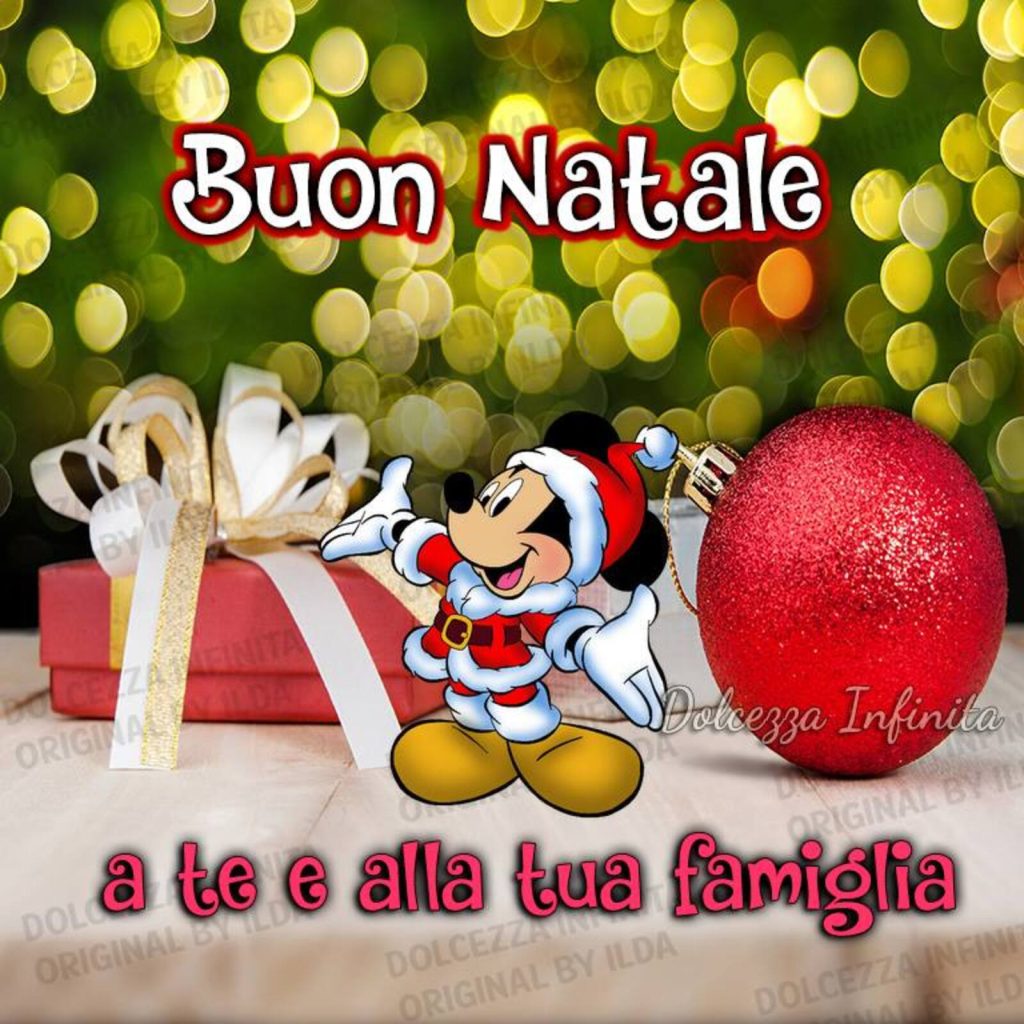 Buon Natale a te e alla tua famiglia