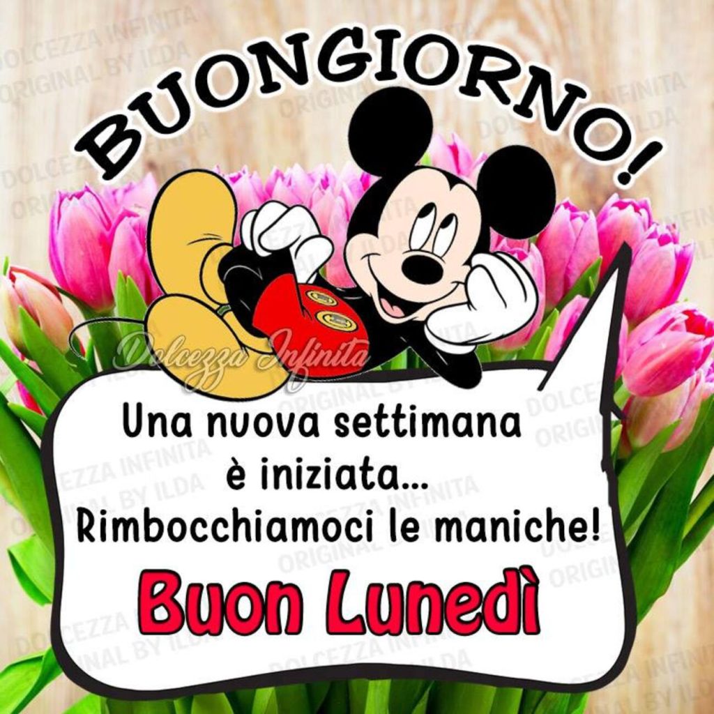 Buongiorno una nuova settimana è iniziata rimbocchiamoci le maniche! Buon Lunedì