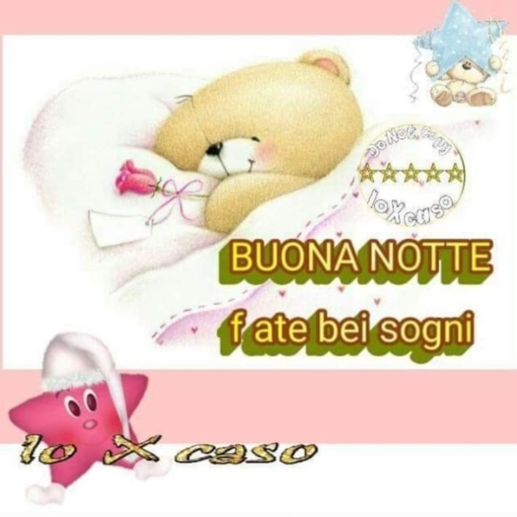 Buonanotte fate bei sogni