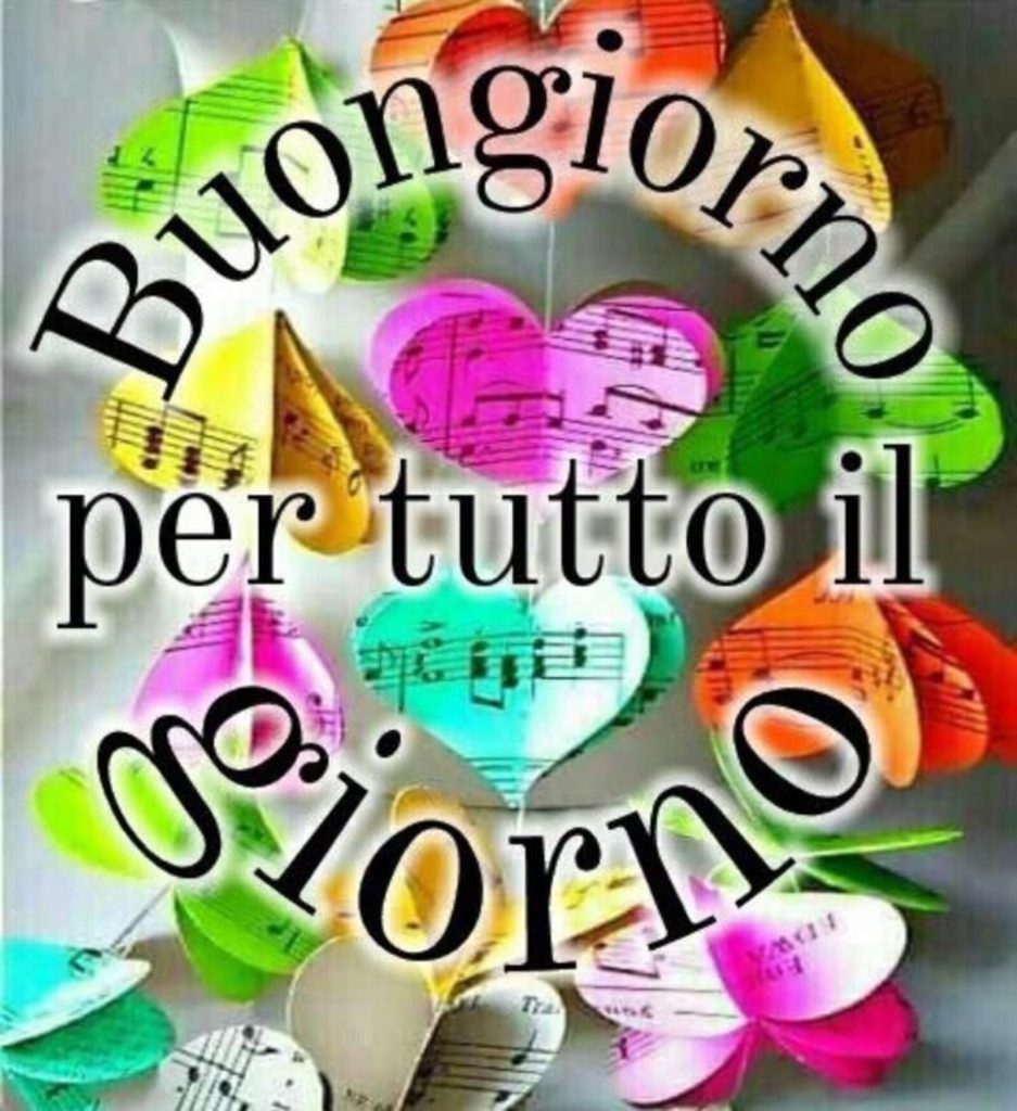 Buongiorno per tutto il giorno