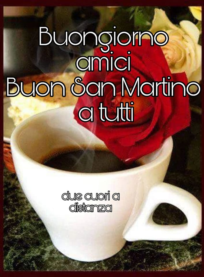 Buongiorno amici Buon San Martino a tutti