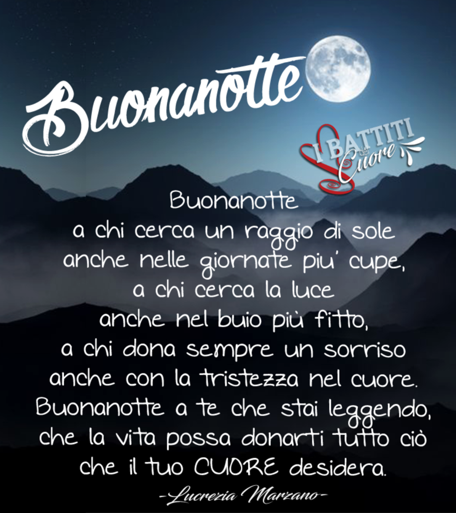 Buonanotte belle frasi