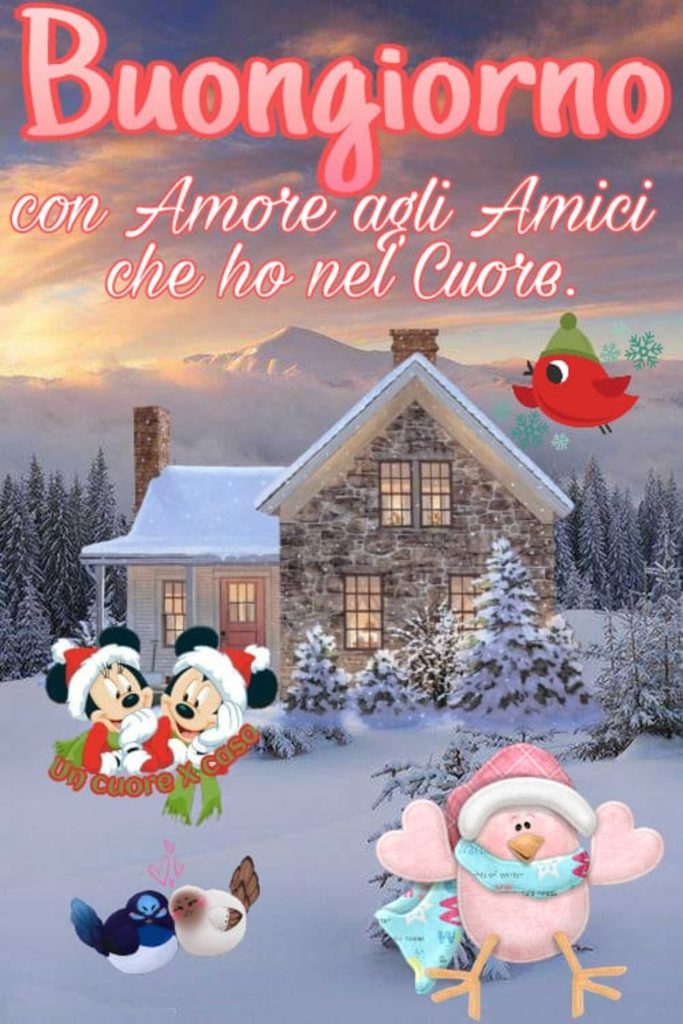 Buongiorno con amore agli amici che ho nel cuore