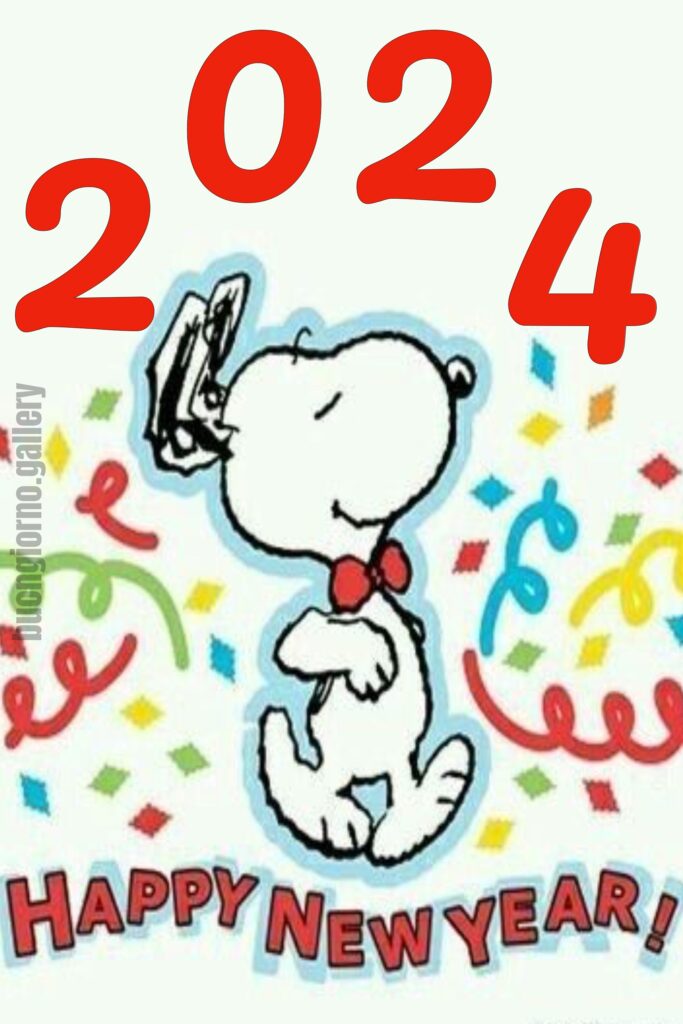 Happy New Year 2024 (Snoopy)